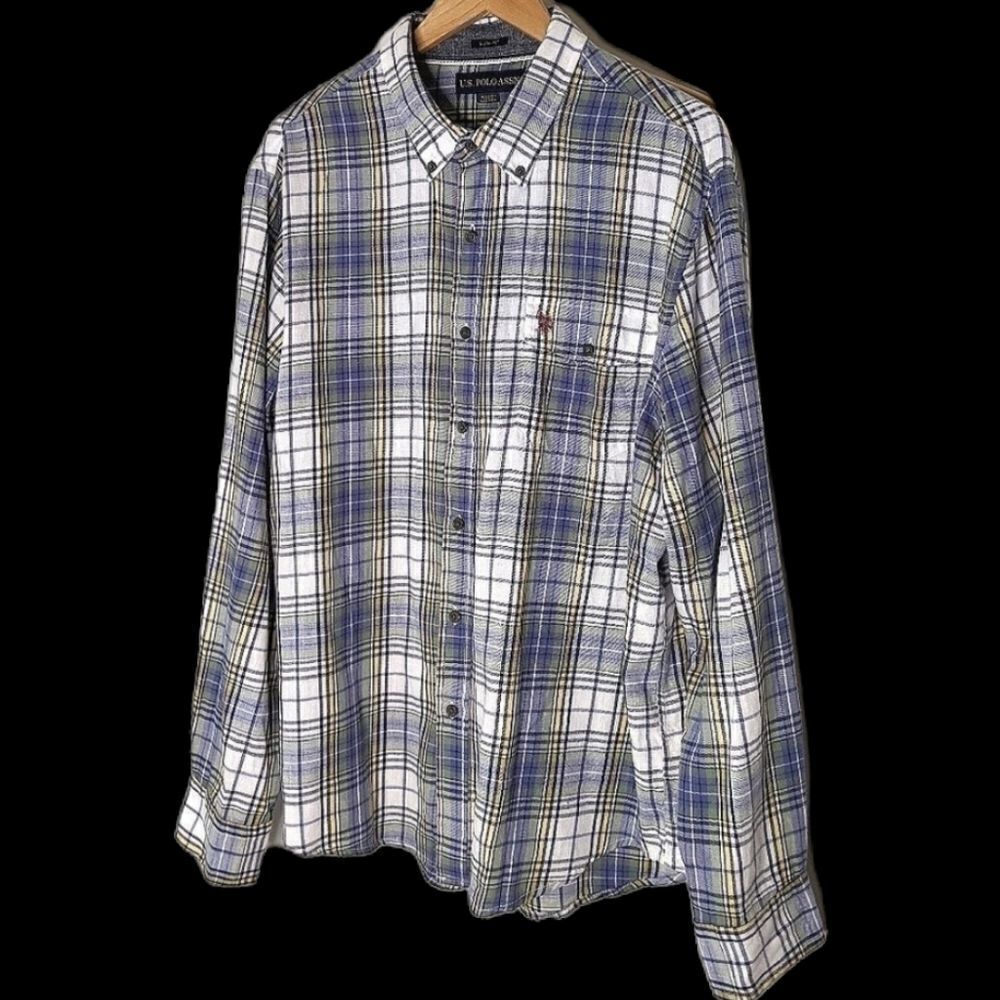 US Polo Assn Slim Fit Cotton Men's Button Down Shirt XL